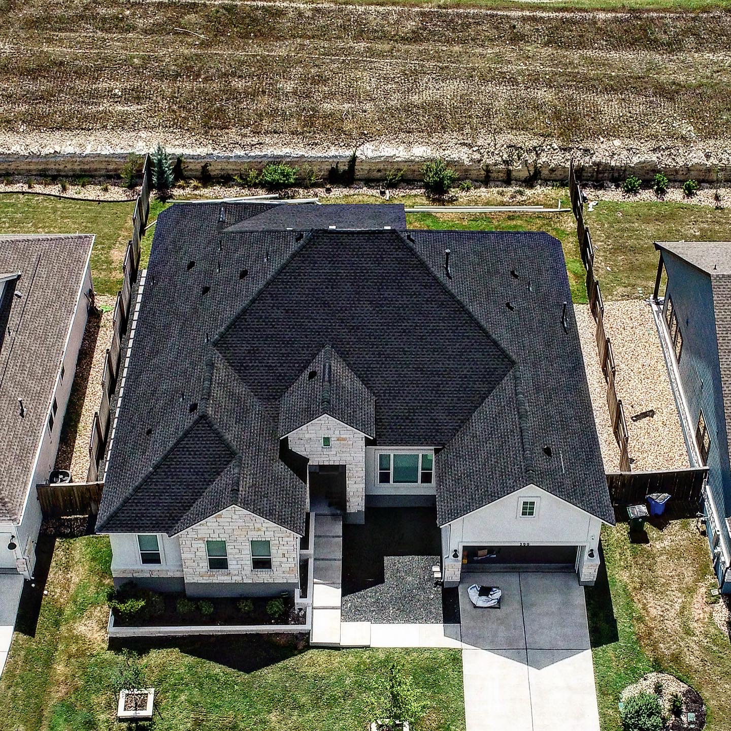 Texas home roof