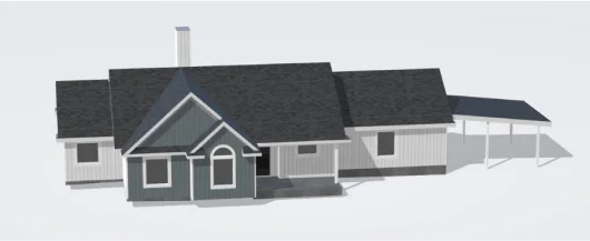 Exterior modeling example