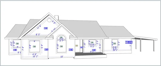 Exterior modeling example