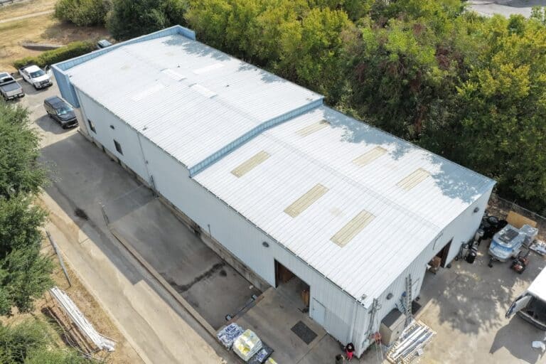 Commercial roof coating system applied by Next Gen Roofing & Construction