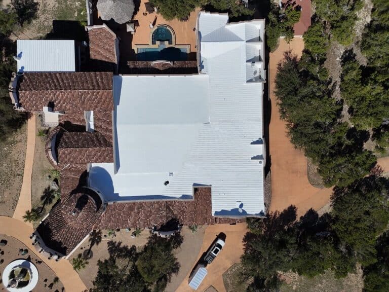 Commercial roof coating system applied by Next Gen Roofing & Construction