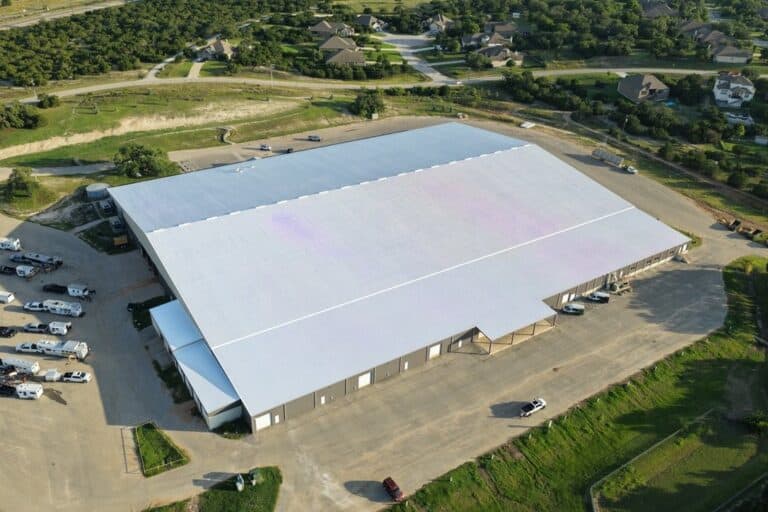 Commercial roof coating system applied by Next Gen Roofing & Construction