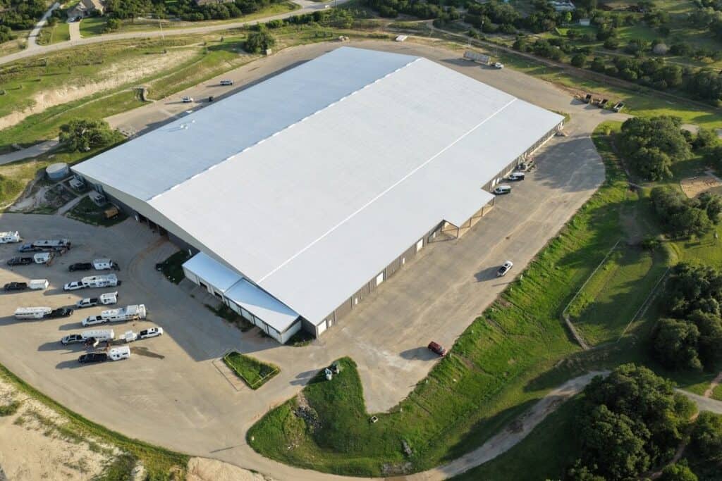 Commercial roof coating system applied by Next Gen Roofing & Construction