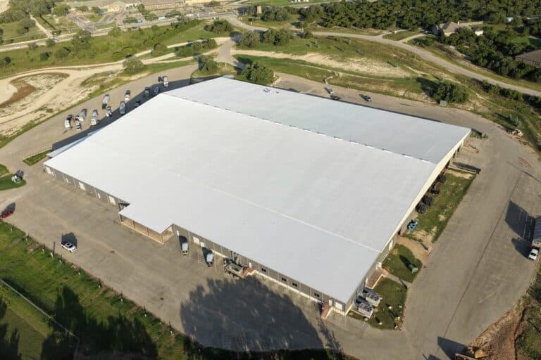 Commercial roof coating system applied by Next Gen Roofing & Construction