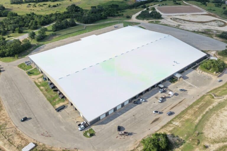 Commercial roof coating system applied by Next Gen Roofing & Construction