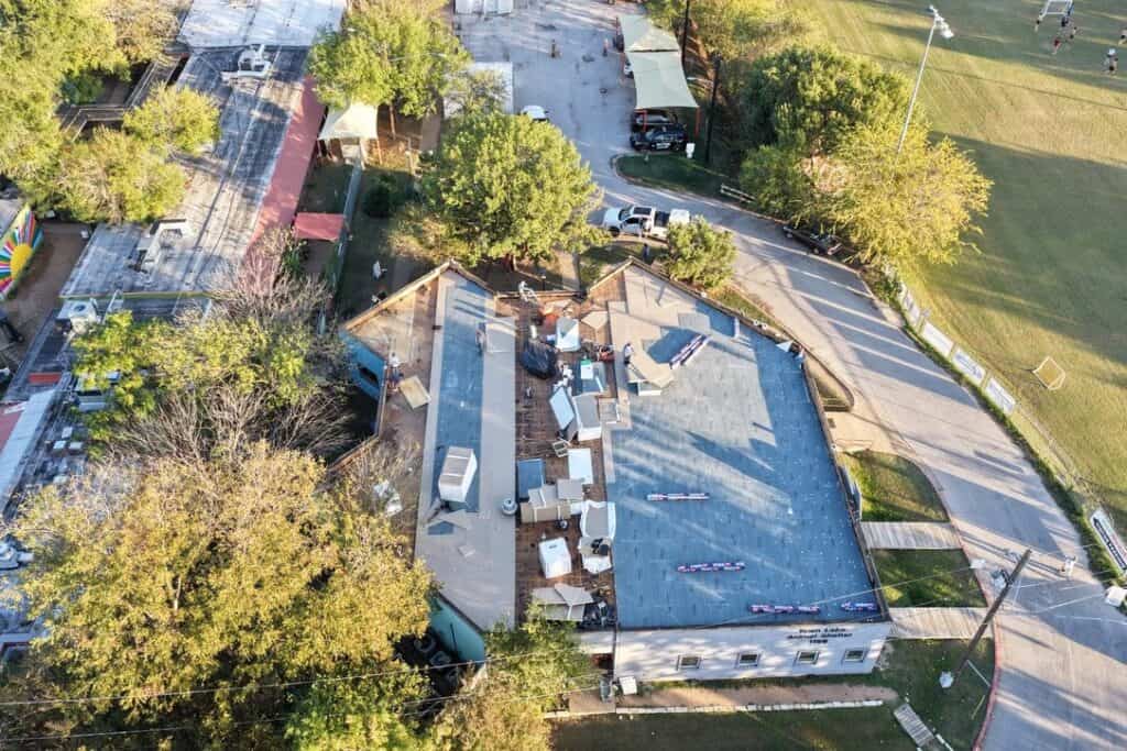Commercial roofing project by Next Gen Roofing & Construction