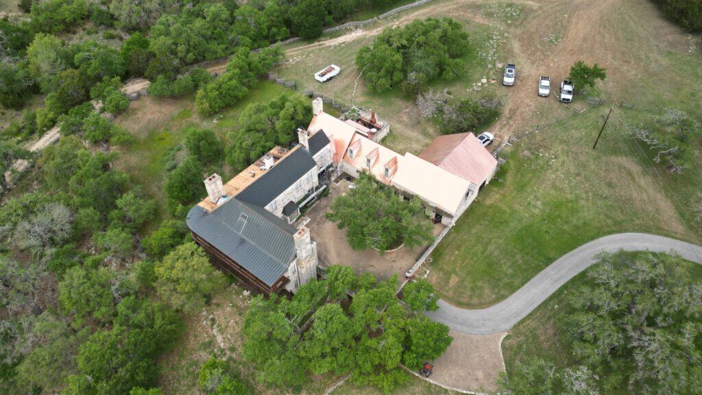 Copper standing seam roof installed by Next Gen Roofing & Construction