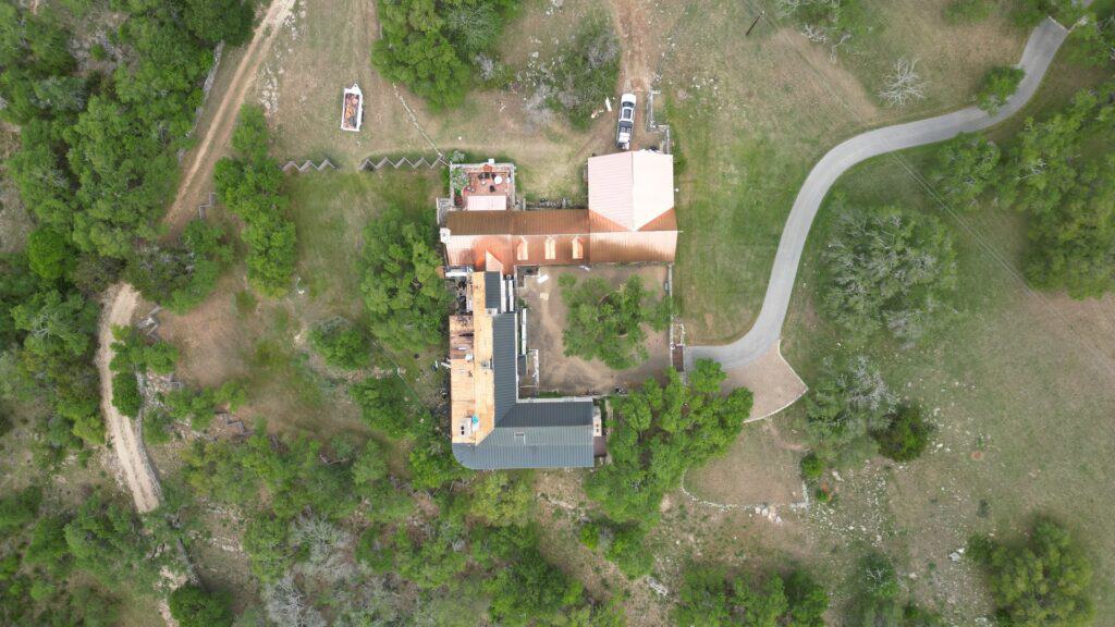 Copper standing seam roof installed by Next Gen Roofing & Construction