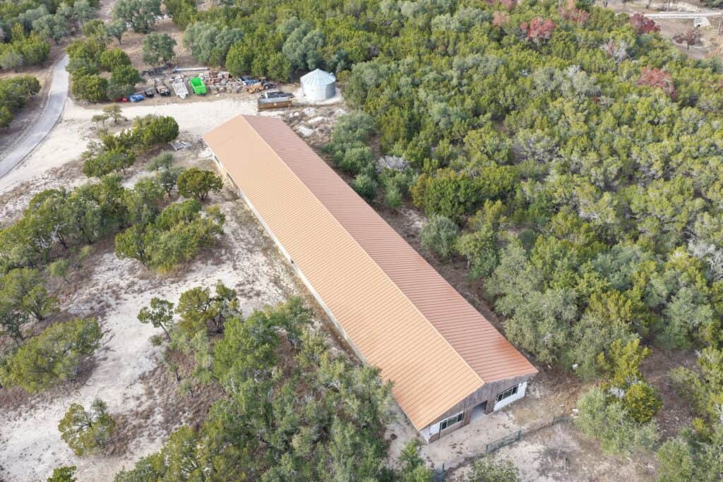 Standing seam metal roof installed by Next Gen Roofing & Construction in Central Texas
