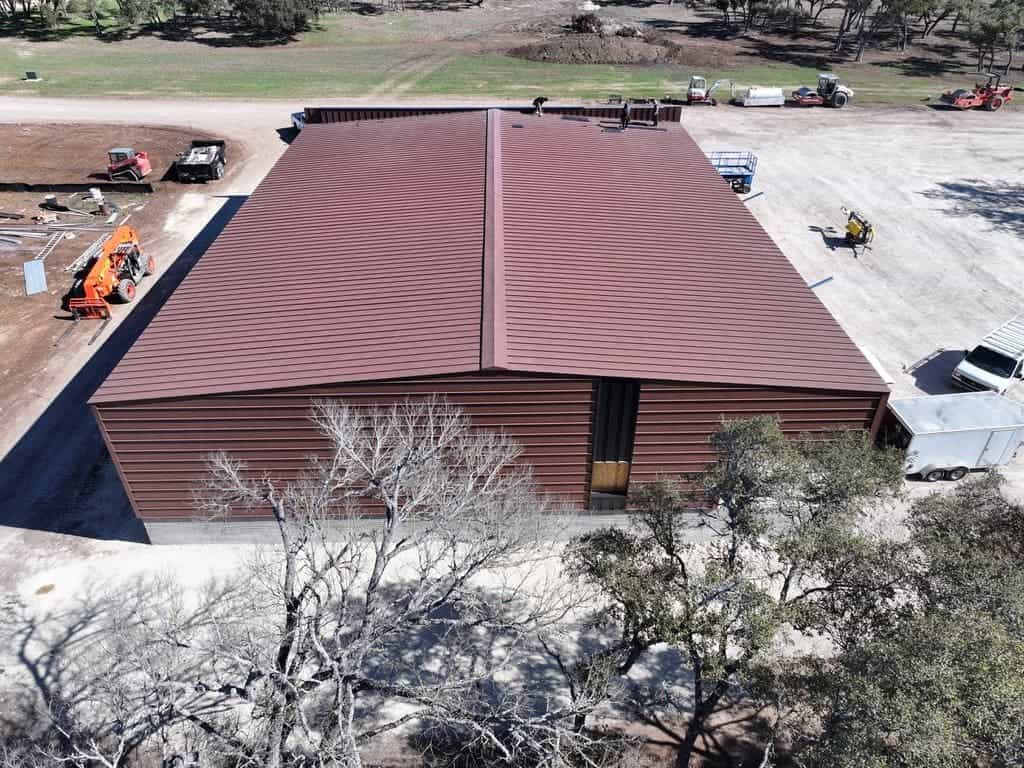 Commercial metal roofing project completed by Next Gen Roofing & Construction in Central Texas