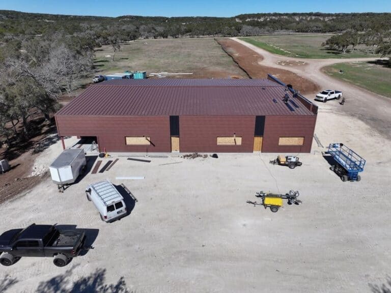 Commercial metal roofing project completed by Next Gen Roofing & Construction in Central Texas