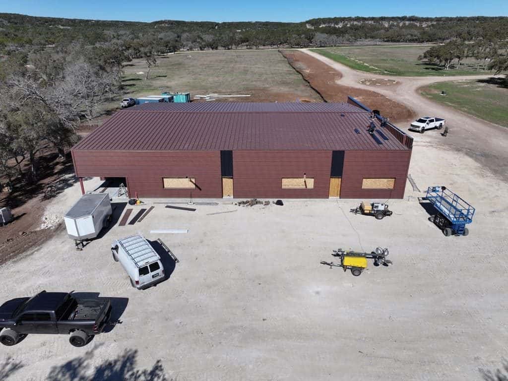 Commercial metal roofing project completed by Next Gen Roofing & Construction in Central Texas
