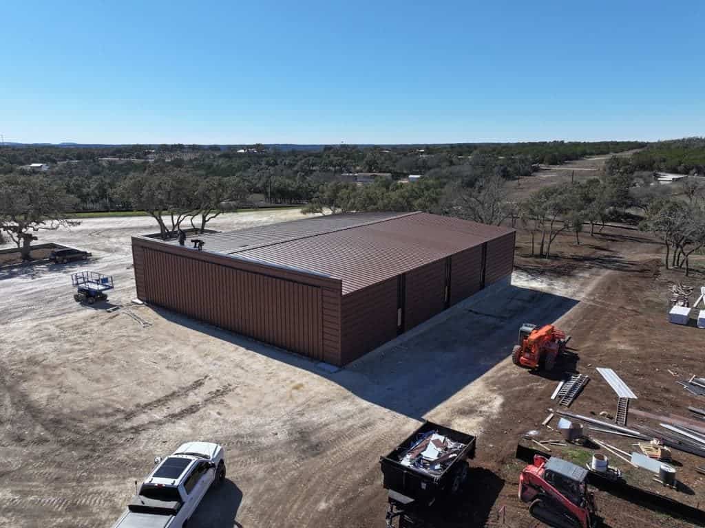 Commercial metal roofing project completed by Next Gen Roofing & Construction in Central Texas