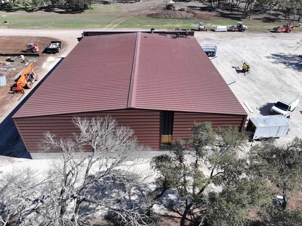 Commercial metal roofing project completed by Next Gen Roofing & Construction in Central Texas