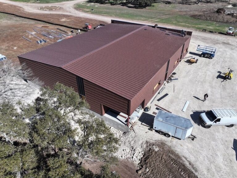 Commercial metal roofing project completed by Next Gen Roofing & Construction in Central Texas