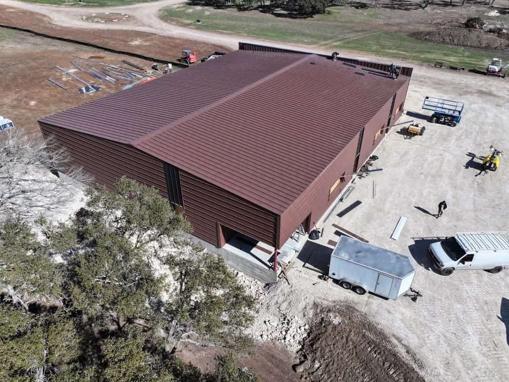Commercial metal roofing project completed by Next Gen Roofing & Construction in Central Texas