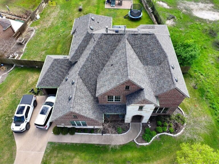 Architectural asphalt shingle roof replacement completed by Next Gen Roofing & Construction in the Austin area