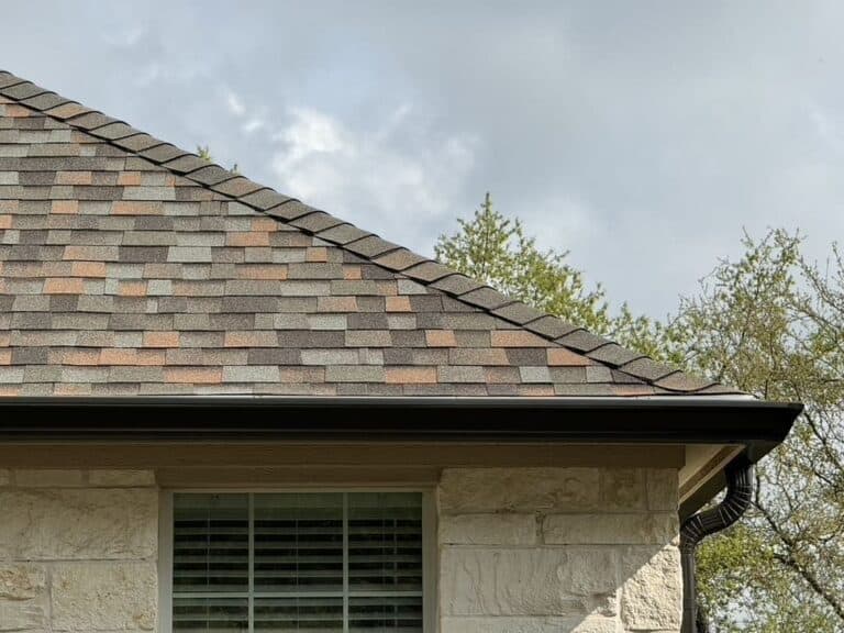 Architectural asphalt shingle roof replacement completed by Next Gen Roofing & Construction in the Austin area