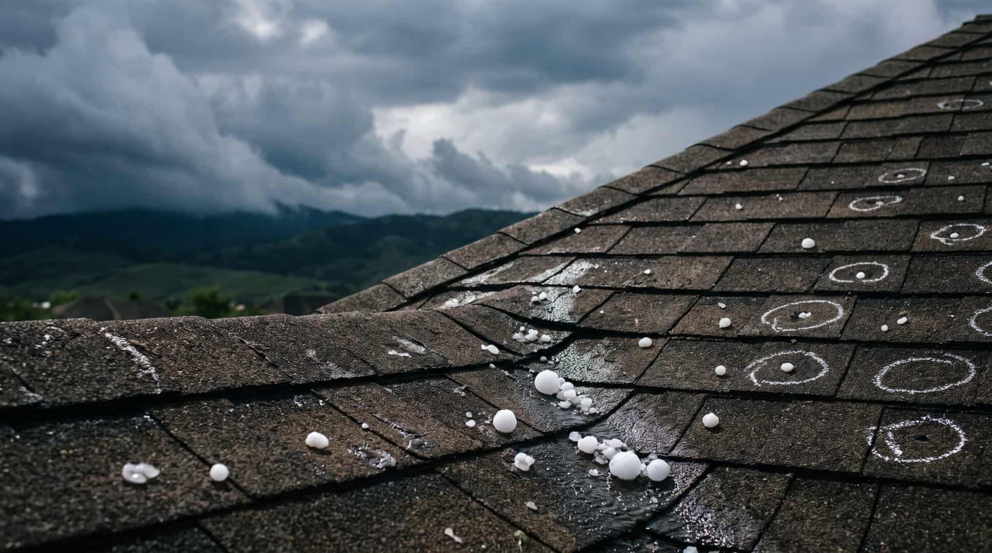 Hail Damage Roof Repair