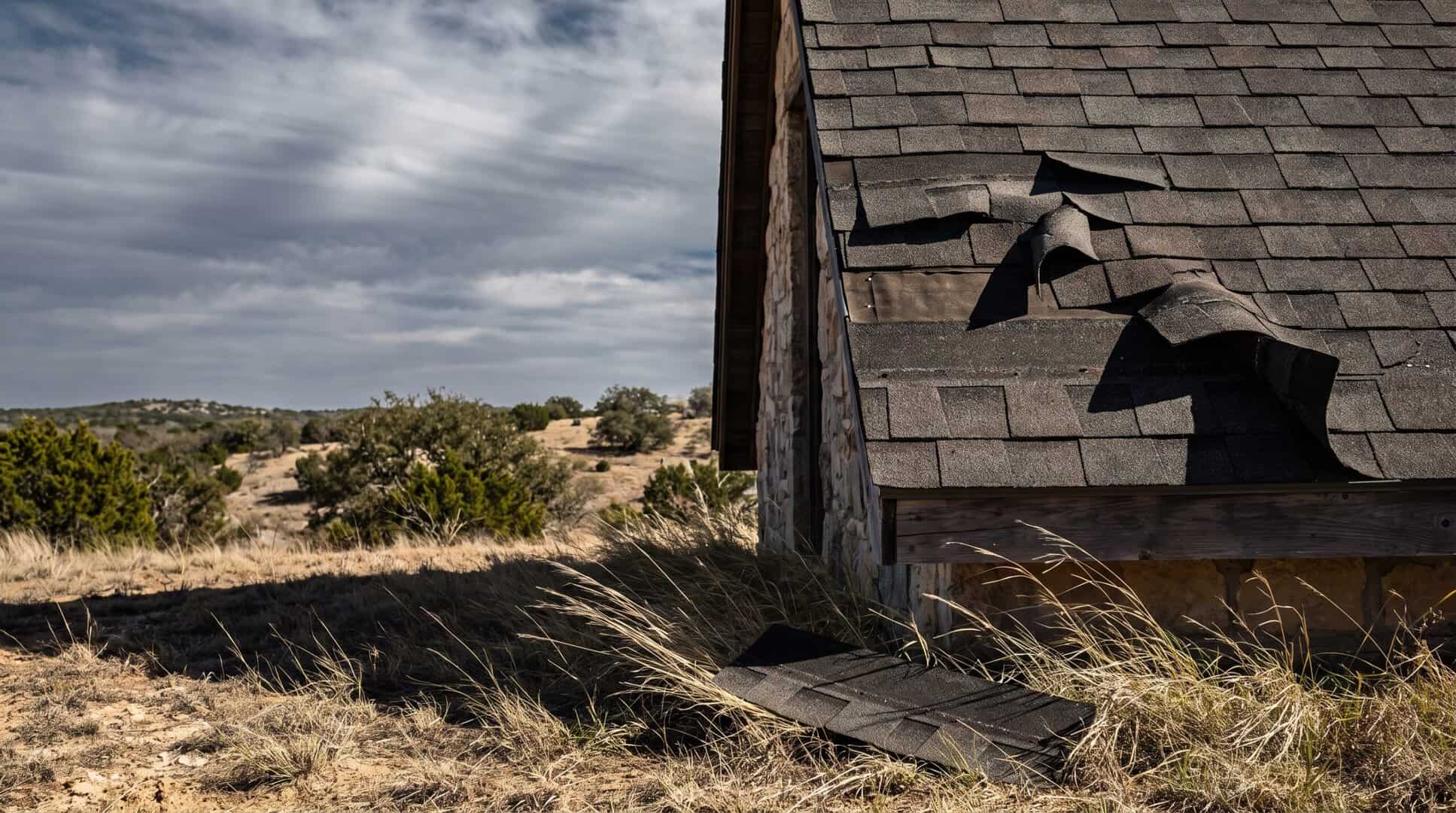 Wind Damage Roof Repair in Wimberley, TX